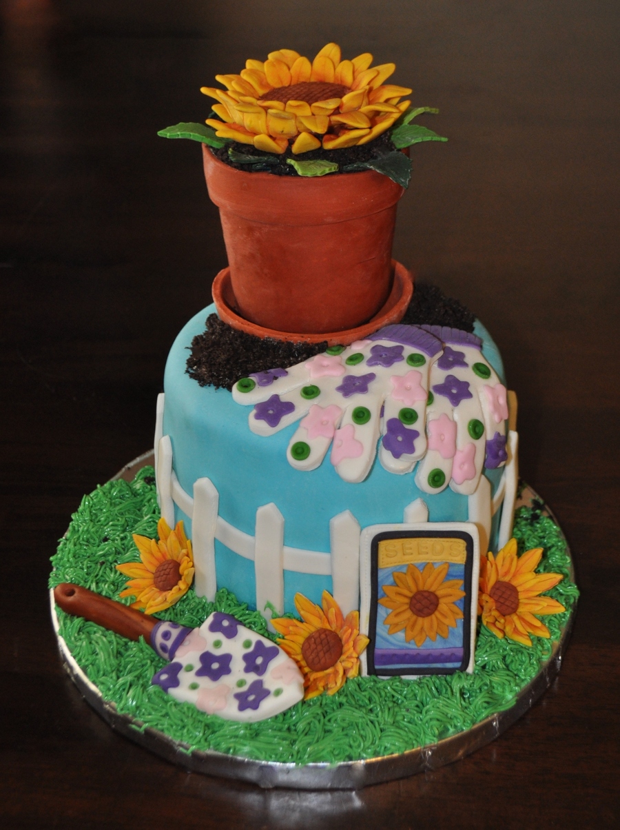 Sunflower Garden Cake
