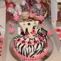 Zebra Cake For my niece