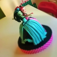 Monster High - Dress Cake Dracu Laura and Frankie , a free version of the dresses