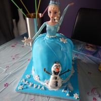 Elsa La Reine Des Neiges Et Olaf/olaf And Elsa First doll for my little niece 4th birthday!