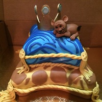 Lion Prince Lion prince baby shower cake!