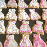 Wedding Cookies Sugar cookies decorated with royal icing and packaged as favors for a wedding. Fun and yummy!