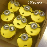Mini Minions Fondant Minion Cupcakes