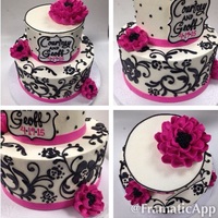 Buttercream Filigree Pattern Love this cake inspired from an invitation the client brought us! We will have a new tutorial coming out all about buttercream pattern...