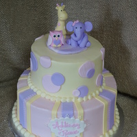 Baby Shower Cake a baby animal baby shower cake