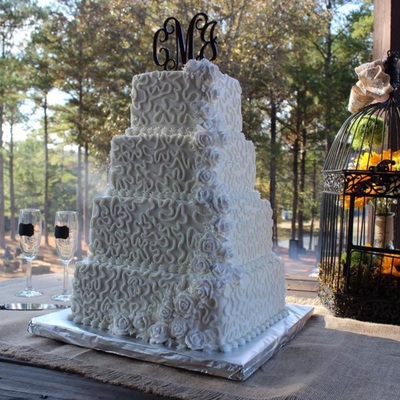 Cornelius Lace Wedding Cake