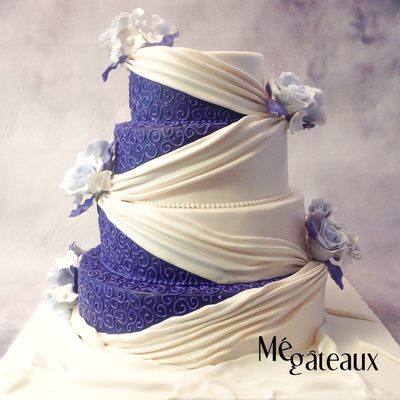 Purple And Ivory Wedding