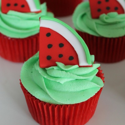 Watermelon Cupcakes
