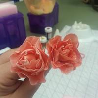 First Gumpaste Roses These were my first two gumpaste and fondant roses I made. Not too bad for being in a hurry towards the end of class! I believe my mom...