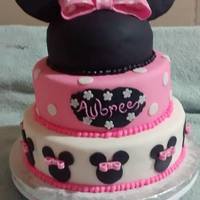 Minnie Mouse A special cake made for a special little girl!!