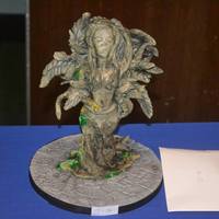 Chocolate Model Tree Figure Made from modelling chocolate, and finished with edible dust.