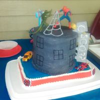 Spiderman And Lizard Cake On Oscorp For My Son's 7Th Birthday Thank you Indydebi for the answered emails. My little boy was soooo happy with his cake! He said it was cool! Not professional, but all...