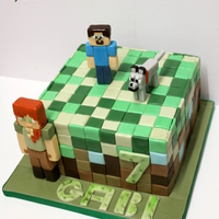 Minecraft First attempt to minecraft cake