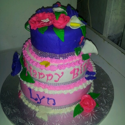 Tiered Birthday Cake