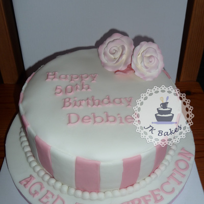 Pink And White Striped