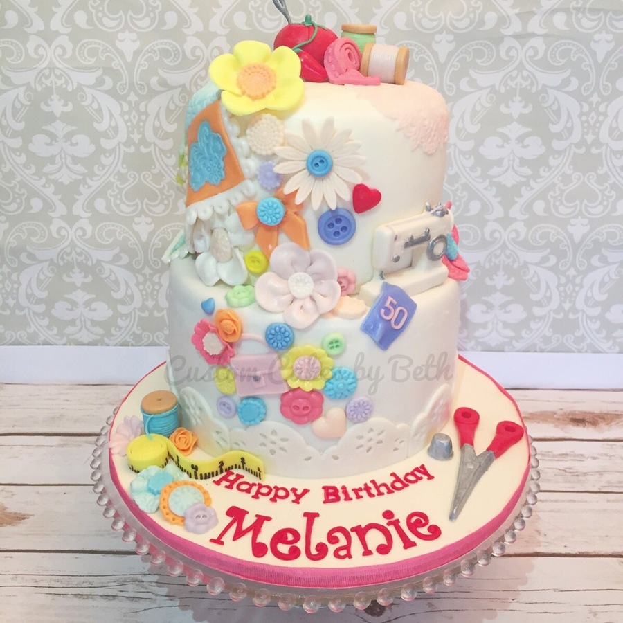 Birthday Cake That Looks Like A Sawing Machine Birthday Cake That Looks Like A Sawing Machine