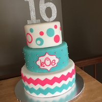 Sweet 16 Cake Sweet 16 Cake