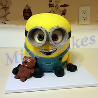 Bob The Minion Requested by a 4 year old for his birthday.