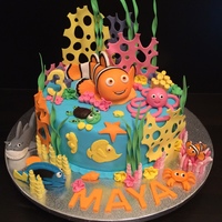 Nemo Cake Finding Nemo cake for 3 years old baby girl