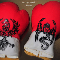 Boxing Glove Glove rtk and decorations hand-paints