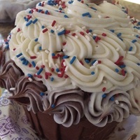 Play Cake... Swirls in cream cheese frosting.. Chocolate mayo cake..