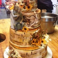 Rustic Wedding Cake Rustic, woodsy wedding cake
