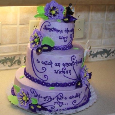 Catch Me If You Can Wedding Cake