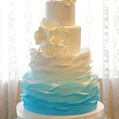 Ombre Ruffles, Starfish, And Sugar Orchids