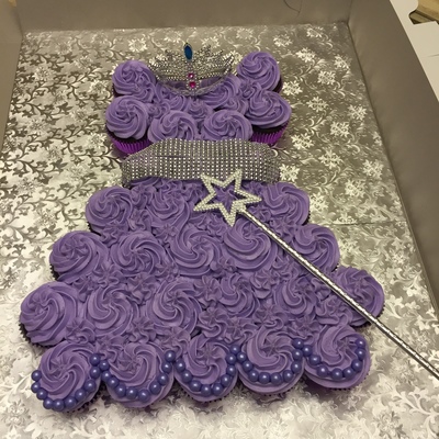 Princess Cupcake Cake