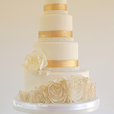 Rosette Ruffles And Gold