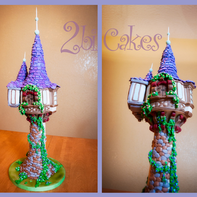 Rapunzel Tower Cake By 2Bi Cakes.