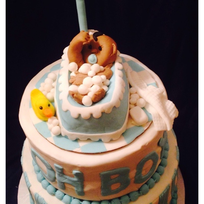 Baby In A Tub / Baby Shower Cake