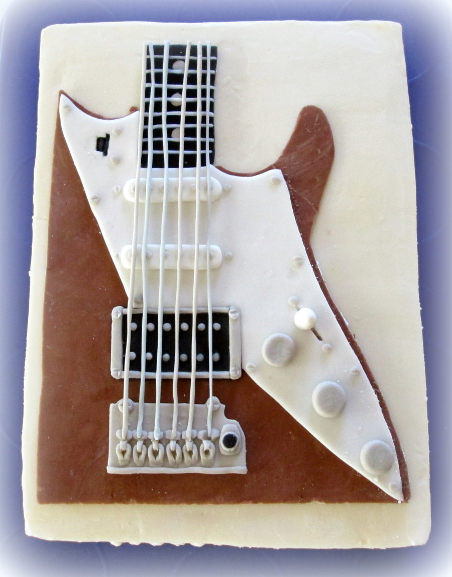 Electric Guitar Cake