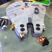 Millinium Falcon This was a blast to make, and it served about 180 people