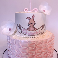 Hoppy Birthday! Bunny cake for 1st birthday