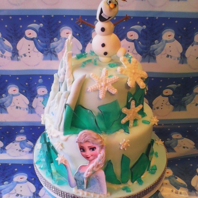 Frozen Birthday Cake