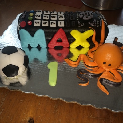 First Birthday Cake With Favorite Things