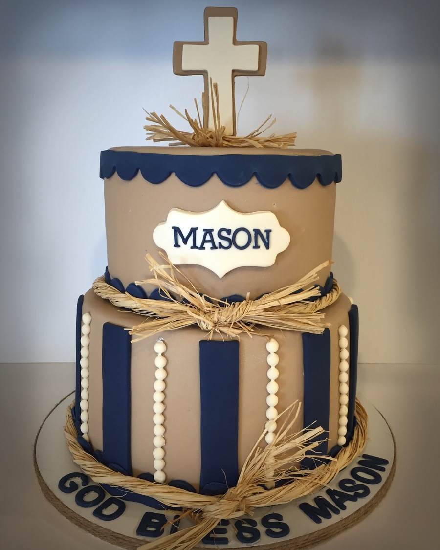 Country Christening Cake