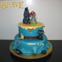 Brave Cake This weekend I made a cake based on the Disney Pixar Movie Brave for my niece 10th birthday.The meridafigure & big momma bear are...