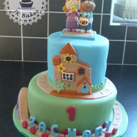 Tickety Toc Cake based on the children's tv show tickety toc