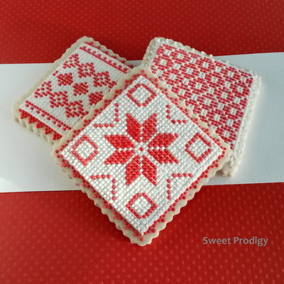 Nordic Needlepoint Cookies