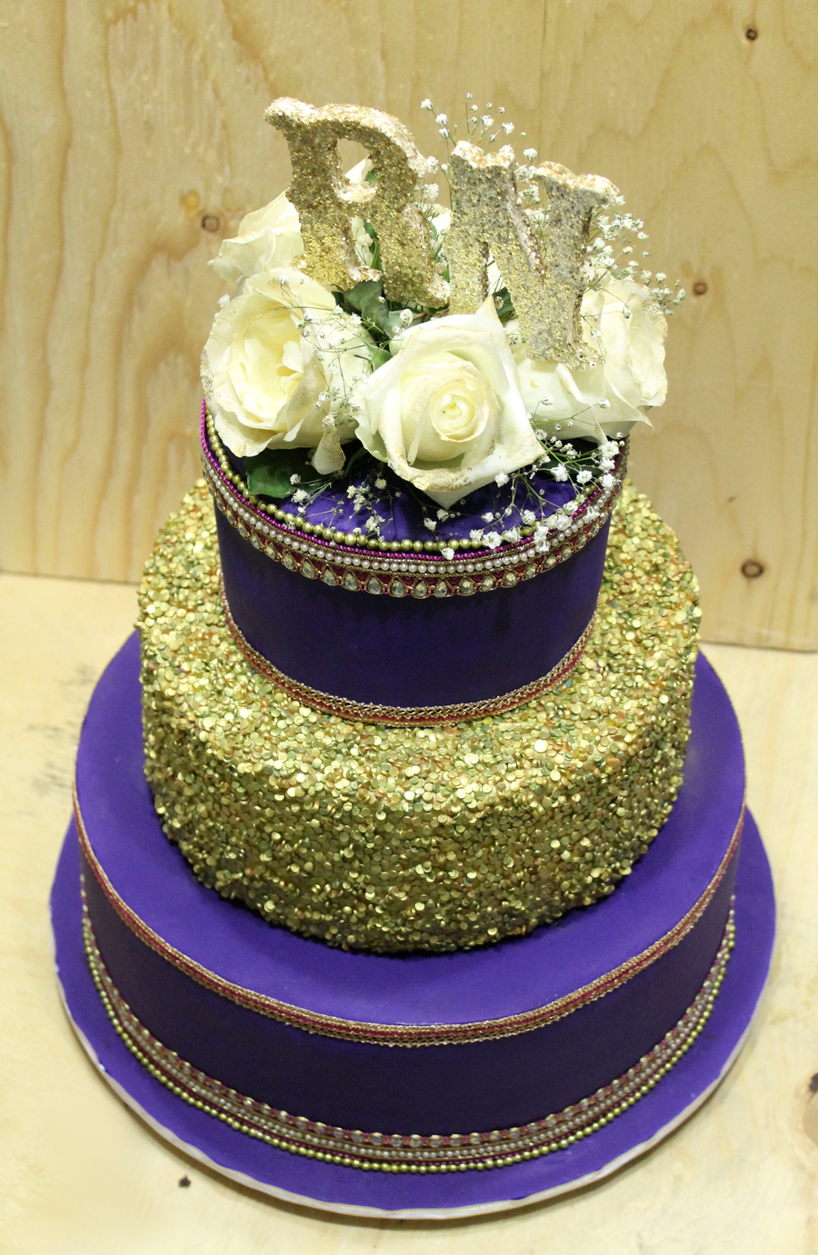 Purple Indian Themed Wedding Cake CakeCentral