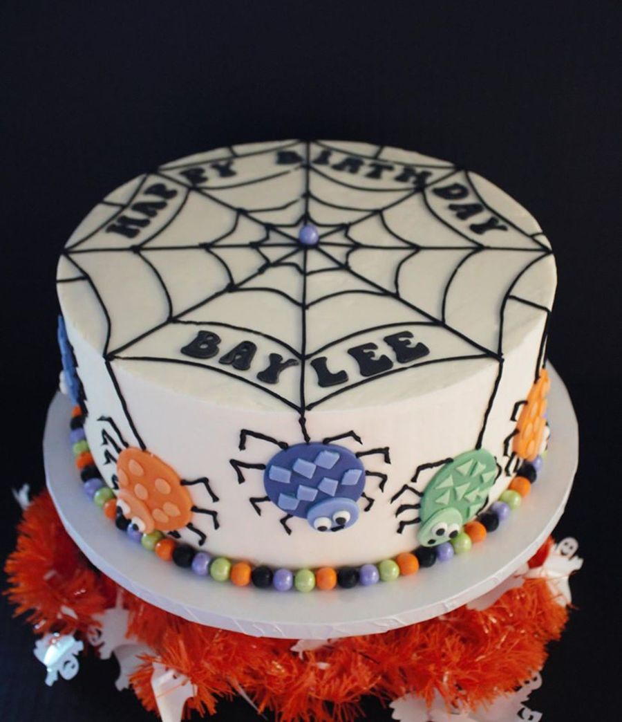 Spider Web Cake