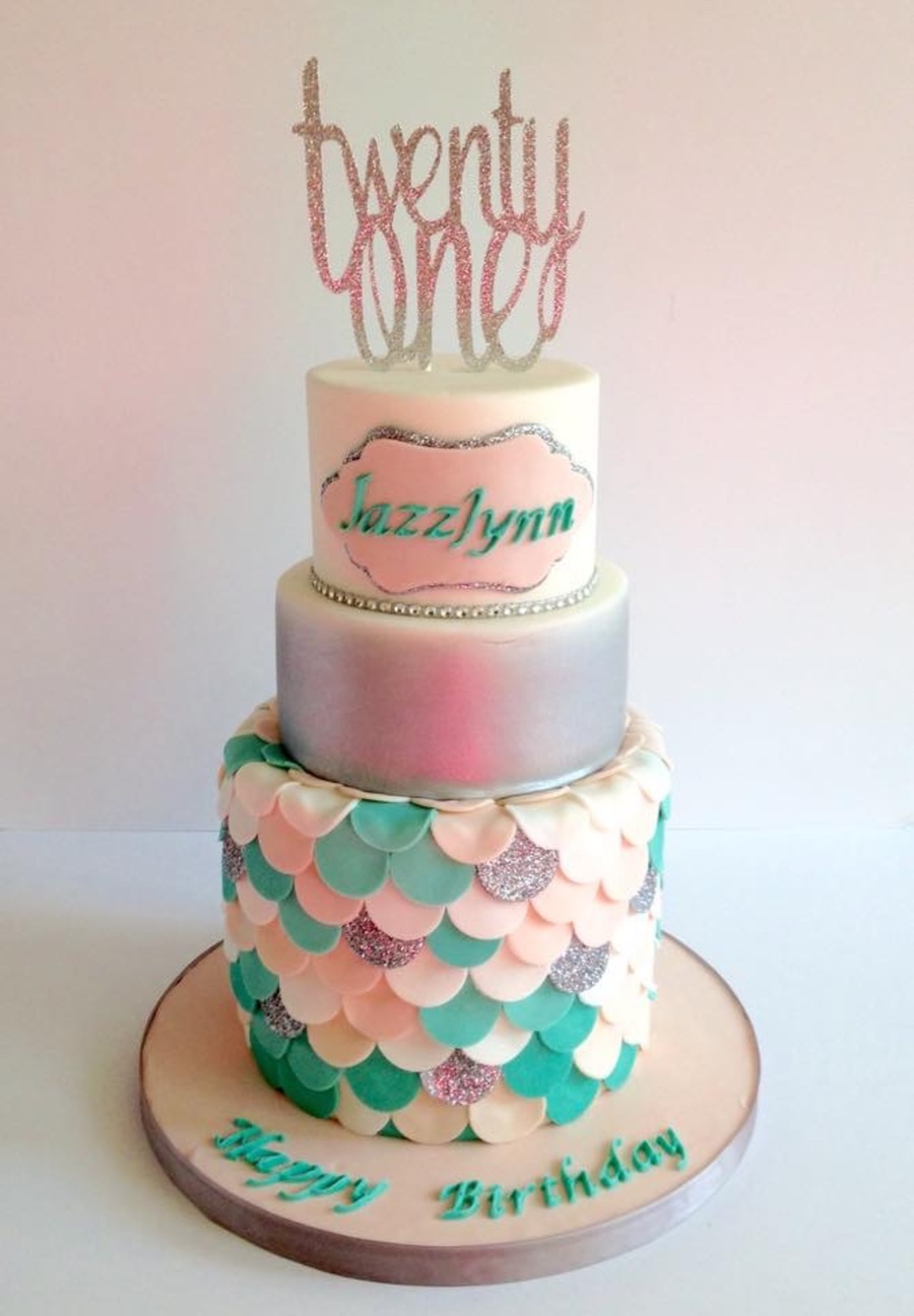 Mermaid St Birthday Cake Mermaid St Birthday Cake
