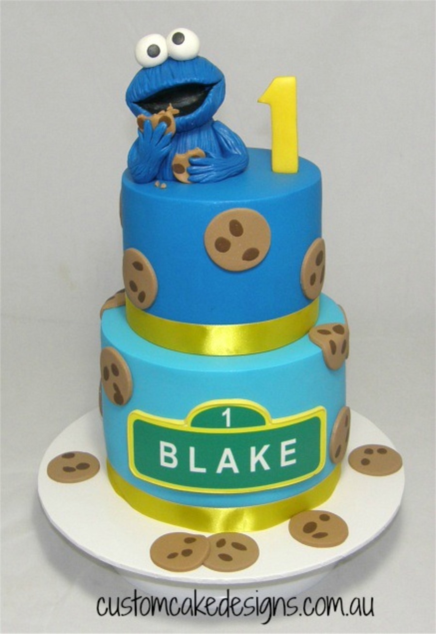 Cookie Monster Cake CakeCentral