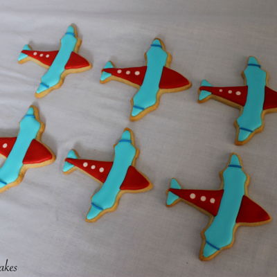 Airplane Sugar Cookies
