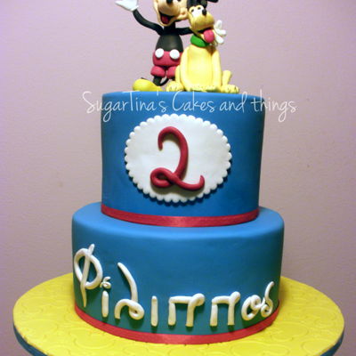 Mickey Mouse And Pluto