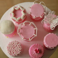 Mini Cakes mini cakes done with royal icing, cakes are dummy