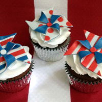 Patriotic 4Th Of July Cupcakes Happy Holidays!