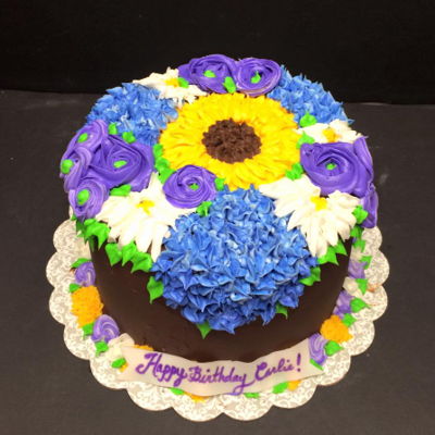 Buttercream Bouquet Cake